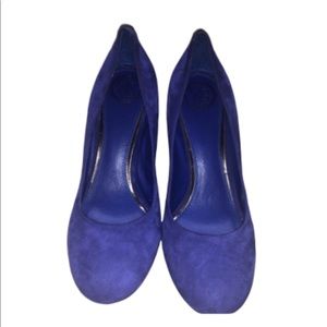 Suede Blue Pumps by Jessica Simpson